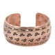 Handmade Horse Feather Certified Authentic Navajo Pure Copper Native American Bracelet 12868-1 Handmade Horse Feather Certified Authentic Navajo Pure Copper Native American Bracelet 12868-1