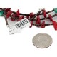 Certified Authentic 3 Strand Navajo .925 Sterling Silver Natural Turquoise Coral Native American Necklace 18117