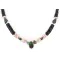 Navajo .925 Sterling Silver Natural Graduated Heishi Turquoise Native American Necklace 15948-0 Navajo .925 Sterling Silver Natural Graduated Heishi Turquoise Native American Necklace 15948-0