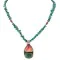 Vintage Style .925 Sterling Silver Handmade Navajo Turquoise Spiny Oyster Native American Necklace 740109-15875-16 Vintage Style .925 Sterling Silver Handmade Navajo Turquoise Spiny Oyster Native American Necklace 740109-15875-16