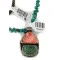 Vintage Style .925 Sterling Silver Handmade Navajo Turquoise Spiny Oyster Native American Necklace 740109-15875-16 Vintage Style .925 Sterling Silver Handmade Navajo Turquoise Spiny Oyster Native American Necklace 740109-15875-16