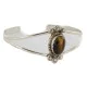 Handmade Navajo .925 Sterling Silver Natural Tigers Eye Native American Bracelet 12584 Handmade Navajo .925 Sterling Silver Natural Tigers Eye Native American Bracelet 12584