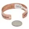 Handmade Navajo Pure .925 Sterling Silver and Copper Bracelet NB151108031926 Handmade Navajo Pure .925 Sterling Silver and Copper Bracelet NB151108031926