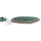 .925 Sterling Silver Handmade Certified Authentic Navajo Natural and Blood Turquoise Coral Native American Necklace 14942-16029-4