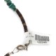 .925 Sterling Silver Handmade Certified Authentic Navajo Turquoise Jasper Native American Necklace  24116-102248