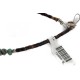 .925 Sterling Silver Handmade Certified Authentic Navajo White Buffalo Native American Necklace 15015-15956-2 .925 Sterling Silver Handmade Certified Authentic Navajo White Buffalo Native American Necklace 15015-15956-2