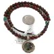 .925 Sterling Silver Handmade Navajo Natural Turquoise Agate Native American Necklace 12580-16028-13 .925 Sterling Silver Handmade Navajo Natural Turquoise Agate Native American Necklace 12580-16028-13