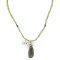 .925 Sterling Silver Handmade Certified Authentic Navajo Natural Turquoise Gaspeite Native American Necklace 24395-15375 .925 Sterling Silver Handmade Certified Authentic Navajo Natural Turquoise Gaspeite Native American Necklace 24395-15375