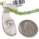 .925 Sterling Silver Handmade Certified Authentic Navajo Natural Turquoise Gaspeite Native American Necklace 24395-15375 .925 Sterling Silver Handmade Certified Authentic Navajo Natural Turquoise Gaspeite Native American Necklace 24395-15375