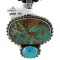 .925 Sterling Silver Handmade Certified Authentic Navajo Turquoise Green Quartz Native American Necklace 24118-16028-19 .925 Sterling Silver Handmade Certified Authentic Navajo Turquoise Green Quartz Native American Necklace 24118-16028-19