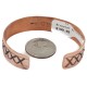 Handmade Certified Authentic Navajo .925 Sterling Silver and Pure Copper Native American Bracelet 12809-7