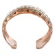 Handmade Certified Authentic Navajo Pure .925 Sterling Silver and Copper Native American Bracelet 12843-3