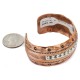 Handmade Certified Authentic Navajo Pure .925 Sterling Silver and Copper Native American Bracelet 12843-3