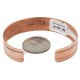 Handmade Certified Authentic Navajo Pure .925 Sterling Silver Copper Native American Bracelet 12809-4
