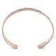 Handmade Certified Authentic Navajo Pure .925 Sterling Silver Copper Native American Bracelet 12809-4