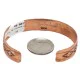 Handmade Navajo Pure .925 Sterling Silver and Copper Bracelet NB151108040241
