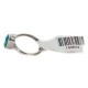 925 Sterling Silver Handmade Certified Authentic Navajo Natural Turquoise Native American Ring  16803-0