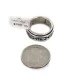 925 Sterling Silver Handmade Hopi Native American Spinning Ring 15672 925 Sterling Silver Handmade Hopi Native American Spinning Ring 15672