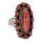 925 Sterling Silver Handmade Certified Authentic Navajo Natural Spiny Oyster Native American Ring 16607 925 Sterling Silver Handmade Certified Authentic Navajo Natural Spiny Oyster Native American Ring 16607