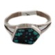 925 Sterling Silver Handmade Certified Authentic Navajo Natural Turquoise Native American Ring  12510