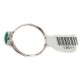 925 Sterling Silver Handmade Certified Authentic Navajo Natural Turquoise Native American Ring  12511-1