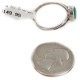 925 Sterling Silver Handmade Certified Authentic Navajo Natural Turquoise Native American Ring  12511-1