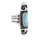925 Sterling Silver Handmade Certified Authentic Navajo Natural Turquoise Native American Ring 12646-00 925 Sterling Silver Handmade Certified Authentic Navajo Natural Turquoise Native American Ring 12646-00