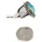 925 Sterling Silver Handmade Certified Authentic Navajo Natural Turquoise Native American Ring 16935 925 Sterling Silver Handmade Certified Authentic Navajo Natural Turquoise Native American Ring 16935