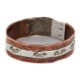 .925 Sterling Silver Pure Copper Handmade Kokopelli Certified Authentic Navajo Native American Ring  16979-23