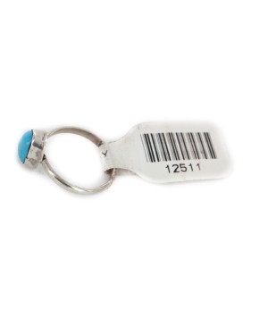 Certified Authentic 925 Sterling Silver Handmade Navajo Natural Turquoise Native American Ring 12511-2 Certified Authentic 925 Sterling Silver Handmade Navajo Natural Turquoise Native American Ring 12511-2