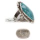 Handmade Certified Authentic Navajo .925 Sterling Silver Natural Turquoise Native American Ring 16507 Handmade Certified Authentic Navajo .925 Sterling Silver Natural Turquoise Native American Ring 16507