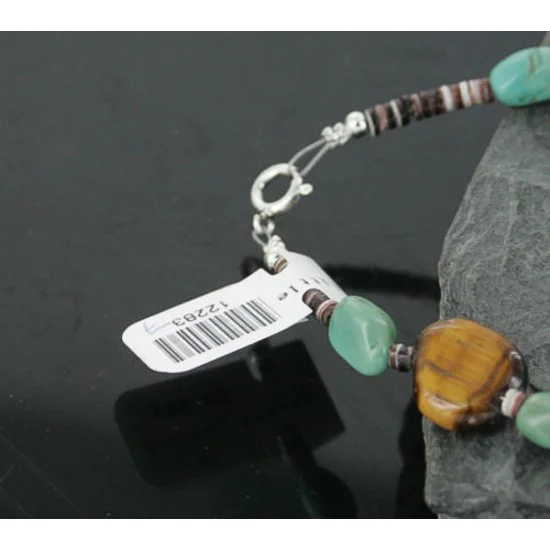 Navajo .925 Sterling Silver Natural Turquoise Tigers Eye Native American Bracelet 390723333423 Navajo .925 Sterling Silver Natural Turquoise Tigers Eye Native American Bracelet 390723333423