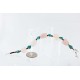 Certified Authentic Navajo .925 Sterling Silver Natural Turquoise and Native American Pink Quartz Bracelet 390754262554