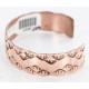 Handmade Certified Authentic Navajo Handstamped Real Handmade Copper Native American Bracelet 390795428771