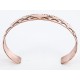 Handmade Certified Authentic Navajo Handstamped Real Handmade Copper Native American Bracelet 390795428771