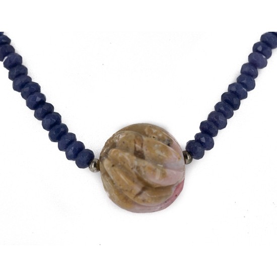 .925 Sterling Silver Navajo Certified Authentic Natural Ruby Opalite Sapphire Jade Hematite Native American Necklace 15768-1 .925 Sterling Silver Navajo Certified Authentic Natural Ruby Opalite Sapphire Jade Hematite Native American Necklace 15768-1