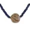 .925 Sterling Silver Navajo Natural Ruby Opalite Sapphire Jade Hematite Native American Necklace 15768-1