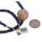 .925 Sterling Silver Navajo Natural Ruby Opalite Sapphire Jade Hematite Native American Necklace 15768-1