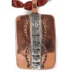 Handmade Horse Navajo Handstamped Pure .925 Sterling Silver Copper Natural Turquoise and Red Jasper Native American Necklace 16973-3-16037-9 Handmade Horse Navajo Handstamped Pure .925 Sterling Silver Copper Natural Turquoise and Red Jasper Native American Necklace 16973-3-16037-9