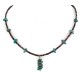 Navajo Certified Authentic .925 Sterling Silver Natural Heishi Turquoise Native American Necklace 15948-2