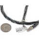 Twisted 3 Strand Certified Authentic Navajo .925 Sterling Silver Natural Hematite Native American Necklace 16053