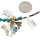 Certified Authentic 12kt Gold Filled and .925 Sterling Silver Bear Handmade Natural Turquoise Native American Necklace 24325-5-16075-5 Certified Authentic 12kt Gold Filled and .925 Sterling Silver Bear Handmade Natural Turquoise Native American Necklace 24325-5-16075-5