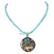 Certified Authentic 12kt Gold Filled and .925 Sterling Silver Horse Handmade Natural Turquoise Native American Necklace 24148-16030-6 Certified Authentic 12kt Gold Filled and .925 Sterling Silver Horse Handmade Natural Turquoise Native American Necklace 24148-16030-6