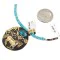 Certified Authentic 12kt Gold Filled and .925 Sterling Silver Horse Handmade Natural Turquoise Native American Necklace 24148-16030-6 Certified Authentic 12kt Gold Filled and .925 Sterling Silver Horse Handmade Natural Turquoise Native American Necklace 24148-16030-6