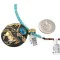 Certified Authentic 12kt Gold Filled and .925 Sterling Silver Horse Handmade Natural Turquoise Native American Necklace 24148-16030-6 Certified Authentic 12kt Gold Filled and .925 Sterling Silver Horse Handmade Natural Turquoise Native American Necklace 24148-16030-6
