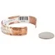 Handmade Bear Roanhorse Navajo Pure .925 Sterling Silver Copper Native American Bracelet 12770-000 Handmade Bear Roanhorse Navajo Pure .925 Sterling Silver Copper Native American Bracelet 12770-000