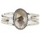 Handmade Certified Authentic Navajo Nickel Mother of Pearl Native American Bracelet 12800-0