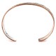 Handmade Mountain Certified Authentic Roanhorse Navajo Pure .925 Sterling Silver Copper Native American Bracelet 12770-2-0