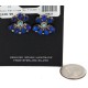Handmade Certified Authentic Petit Point Zuni .925 Sterling Silver Natural Turquoise and Lapis Stud Native American Earrings 15823 Handmade Certified Authentic Petit Point Zuni .925 Sterling Silver Natural Turquoise and Lapis Stud Native American Earrings 15823
