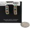 Handmade Zuni .925 Sterling Silver Natural Multicolor Stud Native American Earrings 27138 Handmade Zuni .925 Sterling Silver Natural Multicolor Stud Native American Earrings 27138